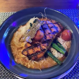 The smoked chile salmon