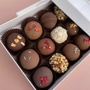 Beautiful packaging, beautiful truffles, plus they&apos;re DELICIOUS, healthy, and amazing!