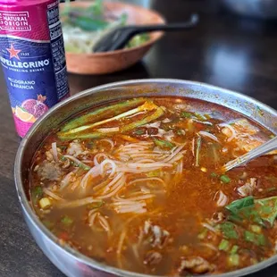 Lemongrass beef noodle soup Add Spice *