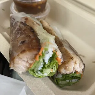 Grilled Fish Rolls