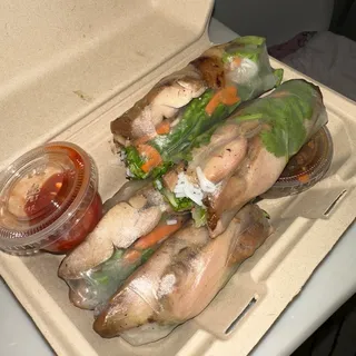 Grilled Chicken Spring Rolls (GOI CUON gA NUONG)