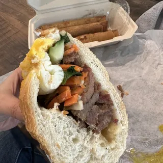 Grilled Pork Sandwich (Banh Mi Heo)