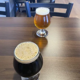 Raymond Ave IPA and Chocolate Coffee Stout