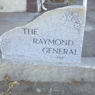 Umm, this is right in front of store. Looks a headstone. lol Oct 26, 2013