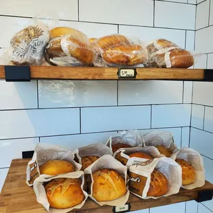 Sourdough Sliced and Sourdough Roll