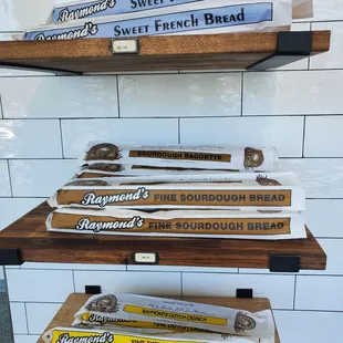 Sweet French, Sourdough and Dutch Crunch Baguette