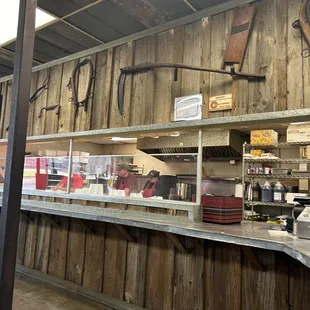 the inside of the restaurant