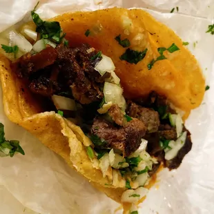 Lengua Taco with Cheese