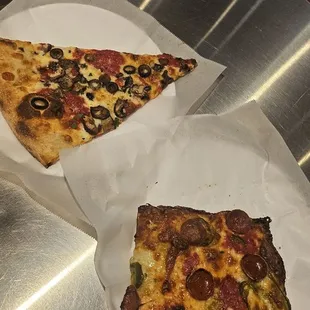 Olive and mushroom and pepp and jalapeno