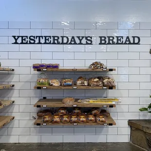 Yesterday bread discounted My French bread was $2