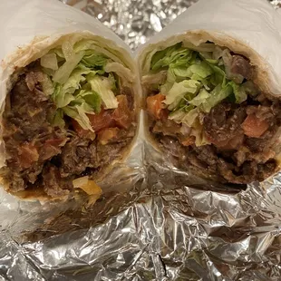 Ribeye steak burrito. Just ok.