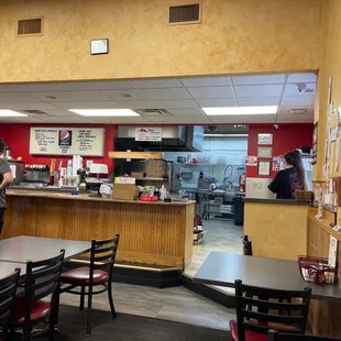 customers at the counter