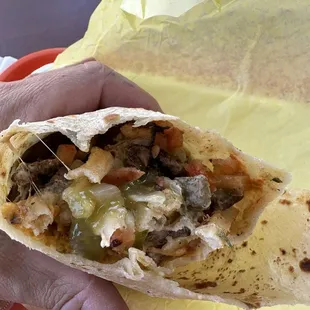 Surf and Turf Burrito