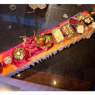 One of the buffet tables (Photo by Jerry Yoon Photography)