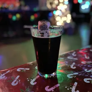 Maui Brewing Coconut Porter with toasted marshmallow