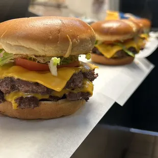 Smash burgers
