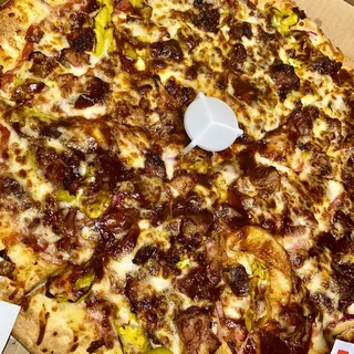 2. . Pulled Beef Brisket Pizza
