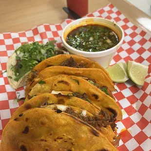 Birria Tacos plate