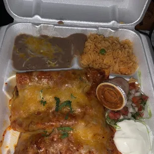 Enchiladas Plate