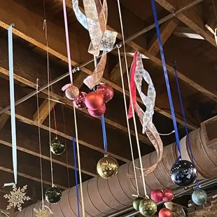 Ceiling Christmas decorations