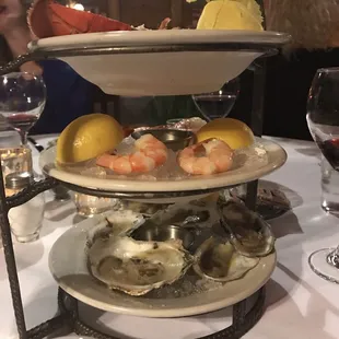 Seafood Tower appetizer