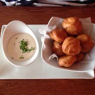 Warm Rosemary Gougeres