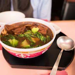 Beef noodle soup - our favorite