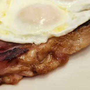 Ham and eggs.