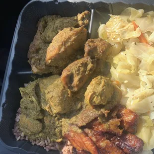 The Curry Chicken platter