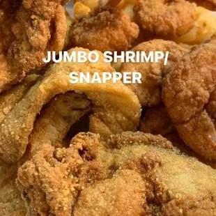 Jumbo Shrimp Red Snapper