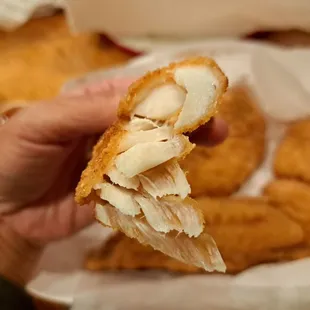 Inside the Red Snapper fried fish