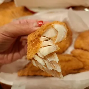 Inside the Red Snapper fried fish