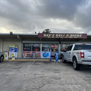 the front of ray&apos;s deli and more