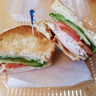 Jerk Turkey BLT sandwich