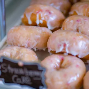 Strawberry Cake Donut