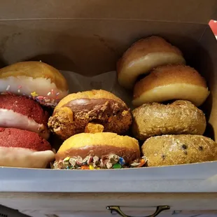 Dozen of random donuts