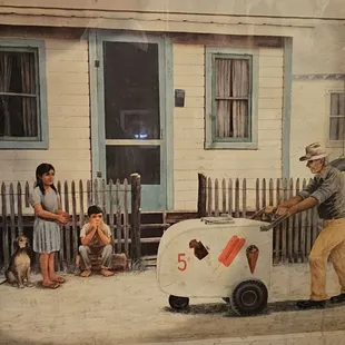 outside