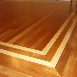 Brazilian Cherry with Oak border