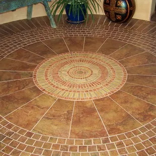 Custom Cut tile Medallion