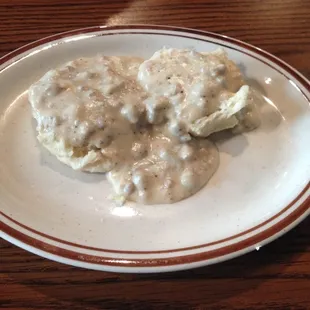 Biscuits with Sausage Gravy...mmmmm