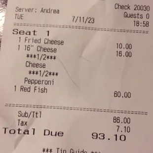 Whew be careful if they recommend today's special