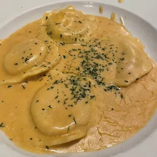 Lobster Ravioli with Lobster Sauce