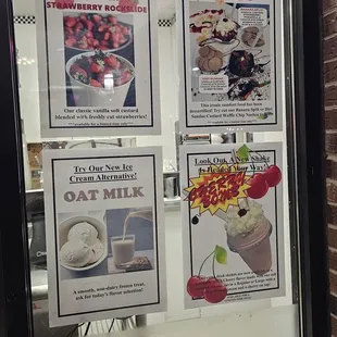 Menu as of August 2024