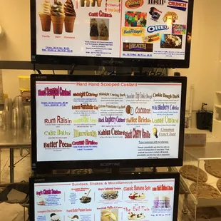 menus