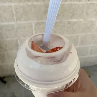 Seasonal special Strawberry Rockslide.  Very good!  [GF]