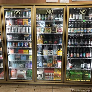 Great selection of craft beers