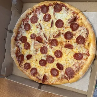 Pepperoni pizza