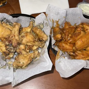 Garlic Parmesan Traditional Wings/Tequila Lime Traditional Wings