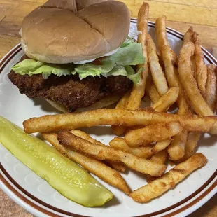 Fried chicken sandwich