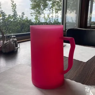 Big ice cold mug of beer